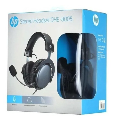 Imagen 3 de 3 de Audifono Hp Dhe-8005 Gamer Headset Con Microfono