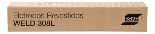 Electrodo revestido de acero inoxidable E308l-17 Weld 308l Esab, 2.50 mm