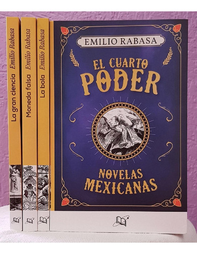 PAQUETE NOVELAS MEXICANAS, de Emilion Rabaza. Editorial Universo de libros, S.A. de C.V., tapa pasta blanda, edición 1 en español, 2021