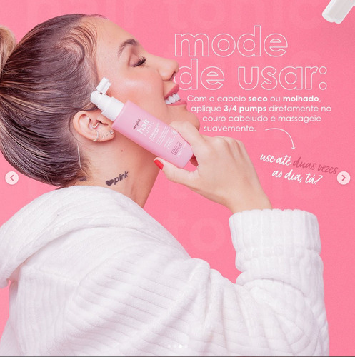 Tônico Capilar Virginia Fonseca - Wepink