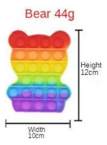 Atacado 25 Pop It Push Fidget Estilos Diferentes De Brinqued