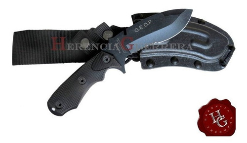 Imagen 5 de 8 de Cuchillo Yarara Geop Tactico Con Vaina Rigida Kydex
