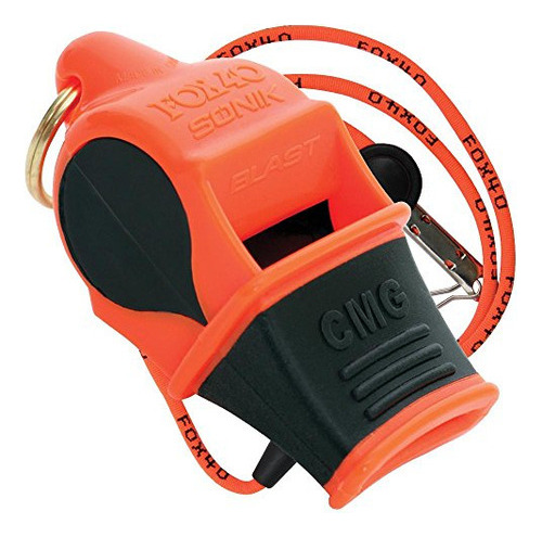 Silbato Fox 40 Sonik Blast (naranja Negro)