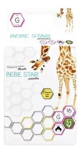 Pañales Bebe Star De Bebe Talla G Bulto 10pqts De 16pañales