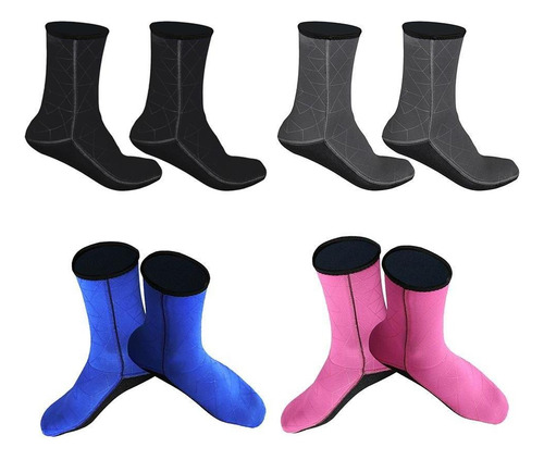 De Agua S Acuáticas 3mm Tipo Calcetines Escarpines Negro L /