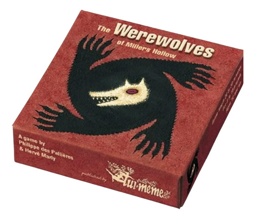 Juego Carta Hombre Lobo Castronegro Instrucciones En Español