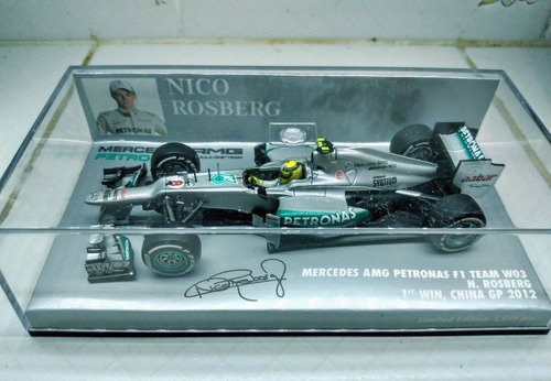 Auto F1 Minichamps Mercedes Amg Petronas W03 Rosberg 1/43