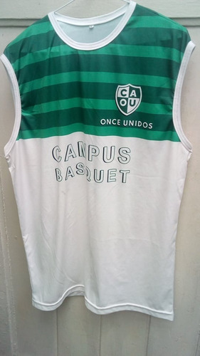 Camiseta Basquet  Once Unidos Talle  L  Sin Marca 