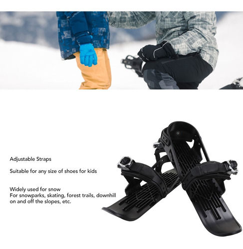 Minipatines De Esquí Para Niños, Minizapatillas Ajustables