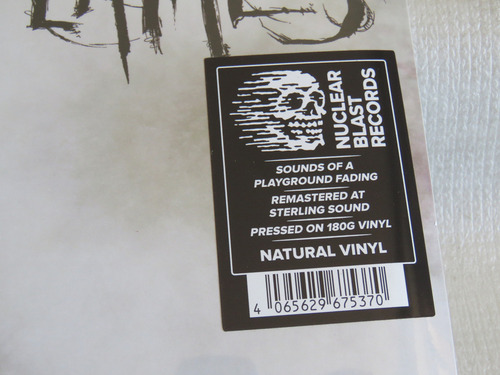 In Flames Sounds Of A Playground Fading 2 Lp Vinil 180 Gram Versão Do Álbum Edição Limitada