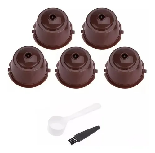 comprar 5 Capsulas Dolce Gusto Cafetera Reusables Rellenables Refill