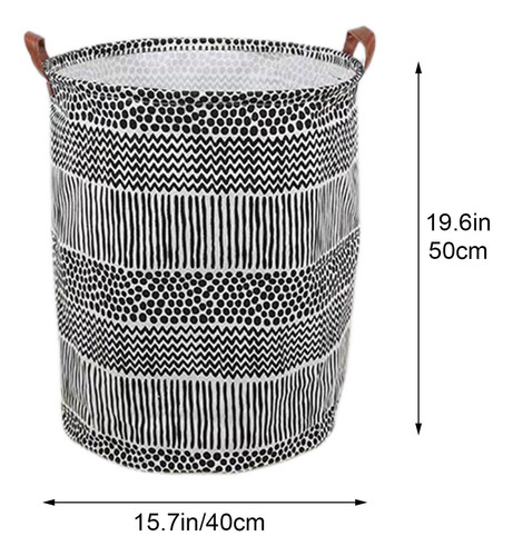 . Cesta De Moda De Ropa De Tela Y Lino\ Cesta De Ropa Sucia