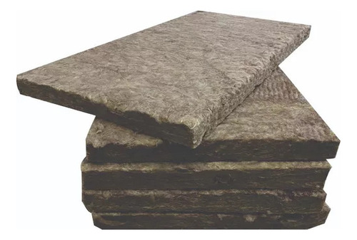 Placas Aislante Lana Mineral Roca Basalto 25mm X 50kg/m3 Ib