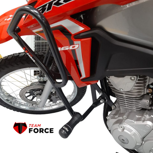 Protetor Carenagem Tforce Com Slider Honda Brós 150 2014