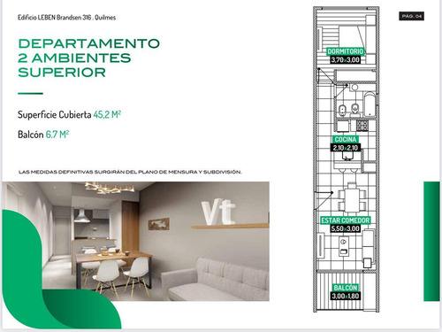 Departamento 2 Ambientes De Pozo Quilmes