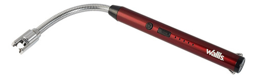 Encendedor Electrónico Usb C/cuello Flexible Rojo Wallis