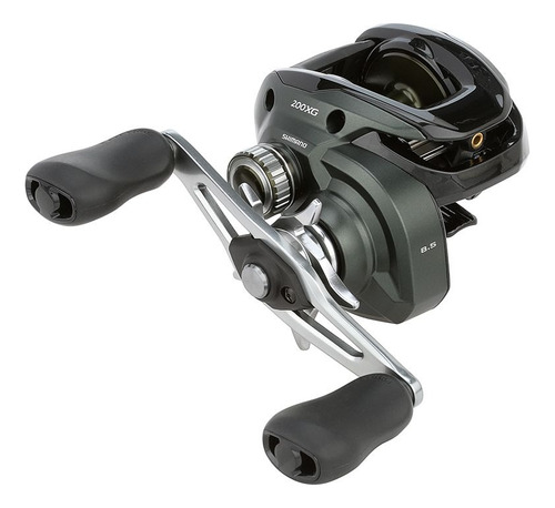 Carretilha pesca shimano curado 200 Xgm 7 Rol. 8.5:1 cor black lado da manivela direita