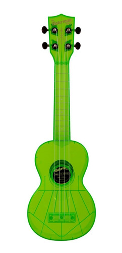 Ukelele Waterman Fluorescente Ukulele Ka-swf-gn Exclusivo