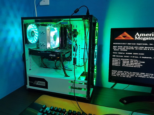Computador Gamer 12gb Ram Ddr4, Rx580 8gb, I5 7400 3,5 Ghz