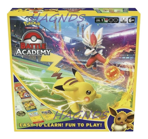 Juego Completo Pokemon Battle Academy 2022 Con 3 Mazos