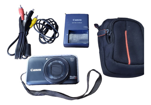Lindo Camara Canon Powershot Sx210 Is 14.1 Mpx, Completa 