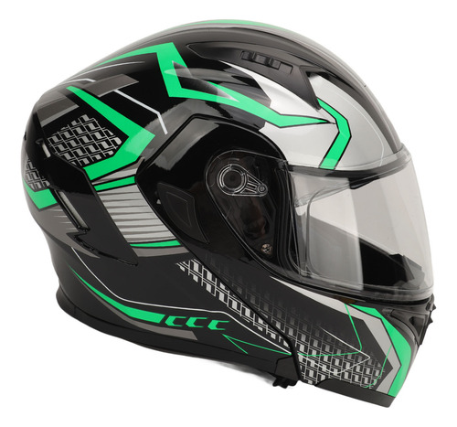 Casco Abatible Para Motocicleta Con Gafas Spoiler Casco De