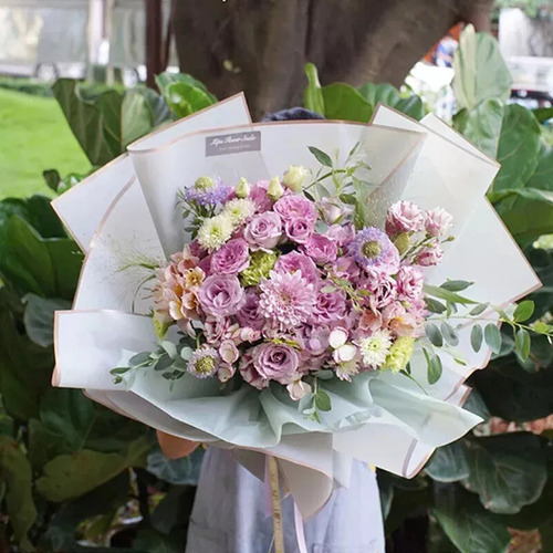 100 Hojas De Papel Coreano Rx Para Tu Ramo De Flores Surtida