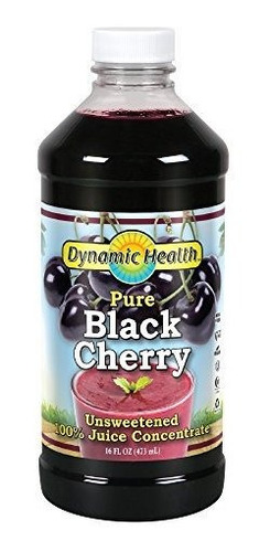 Concentrado Salud Dinámico, Negro Cherry, De 16 Onzas.