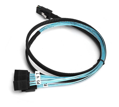 Cable Ventilador Interno Mini Sa Sff-8087 Macho 4 Sata Pine