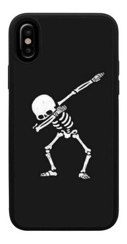 Funda Uso Rudo Tpu Para iPhone Calavera Fortnite Negro Blanc