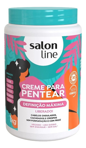 Crema De Peinar Salon Line Rizos Deficinión Maxima 1 Kilo