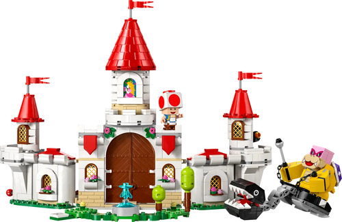 Lego Mario Batalla Con Roy En Castillo De Princesa Peach Cantidad De Piezas 738