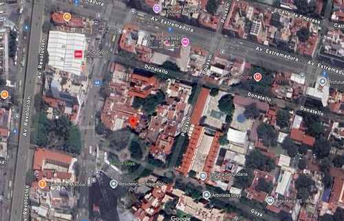 Casa Venta En Colonia Insurgentes Mixcoac, Goya #·22 Benito Juárez. Casa Con Frente A Glorieta Goya, Uso De Suelo Hs (plurifamiliar, Comercio, Servicios E Industria). 5 Niveles Y Cus 849 M2. Fl19-ru