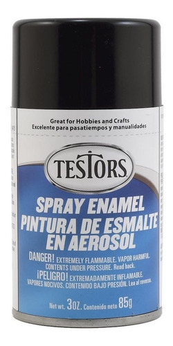 Testors Spray 3 Oz Black