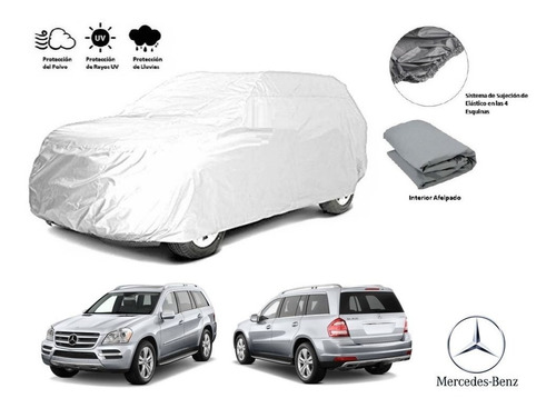 Funda Cubre Auto Afelpada Mercedes Benz Gl500 5.5l 2008-2012