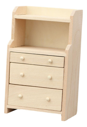 Mueble De Madera Para Casa De Muñecas A Escala Estilo B