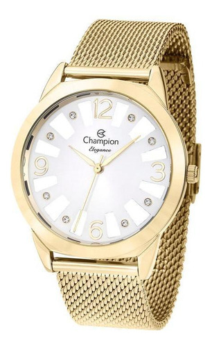 Relógio Champion Feminino Dourado - Elegance - Cn20873h