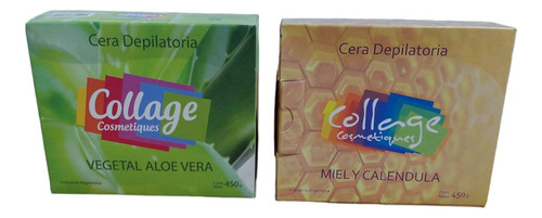 Cera Depilatoria Collage Vegetal Aloe Vera 450gr