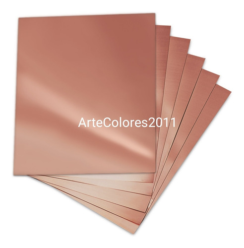 Laminas De Cobre Electrolítico Cu 99,9% 0,75mm 1mm 1,5mm 3mm
