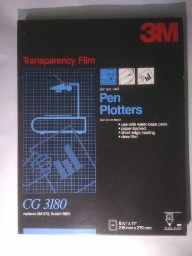 Imagen 1 de 9 de Láminas 3m De Acetato Para Plotters Y Impresión Laser .