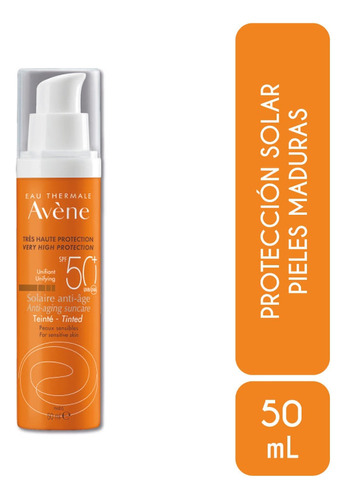 Protector Solar Avene Antiedad Spf50 Con Color X 50ml