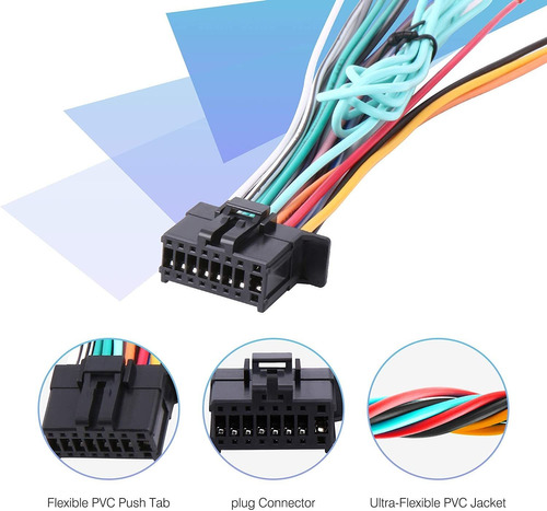 Potencia Del Altavoz Estéreo Del Coche Rdbs Mazo De Cables D