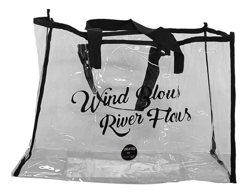 Bolso De Mano Transparente, Bolso De Compras Con Asas, Bolso
