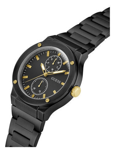 Reloj Negro Guess Jet Caballero Cuarzo