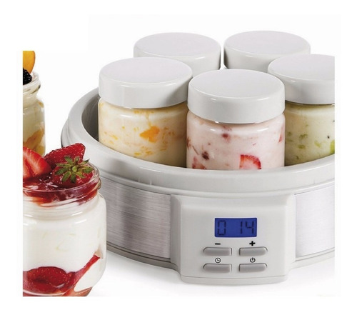Yogurtera Atma Ym3010n 7 Jarros De Vidrio 200ml Pantalla Lcd