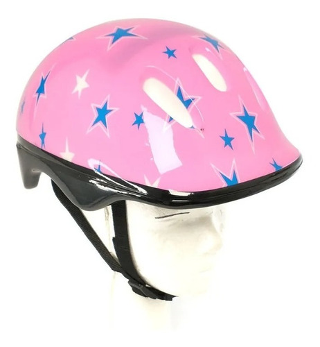 Casco Protección Infantil Skate Patineta Roller Tuxs Rosa