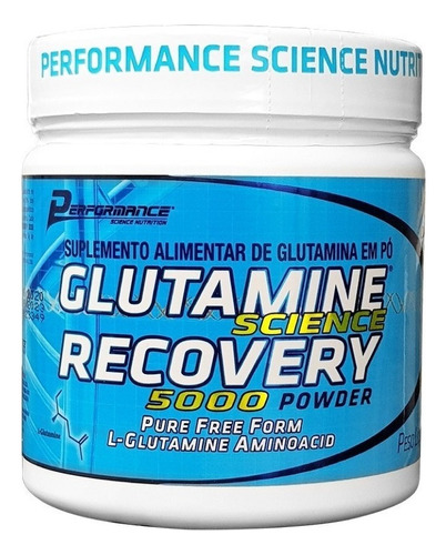 Glutamina Science Recovery 5000 Powder Performance Nutrition Sabor Sem Sabor