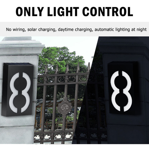 Lámpara Solar Led Para Letrero De Dirección