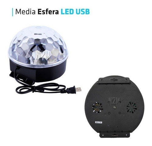 Media Esfera Led Audio Movil Audioritmica Luces Dj Premium
