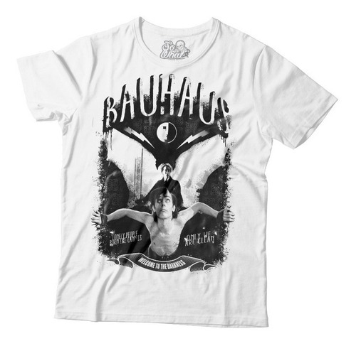 Playera  Bauhaus  Welcome To The Darkness  Caballero